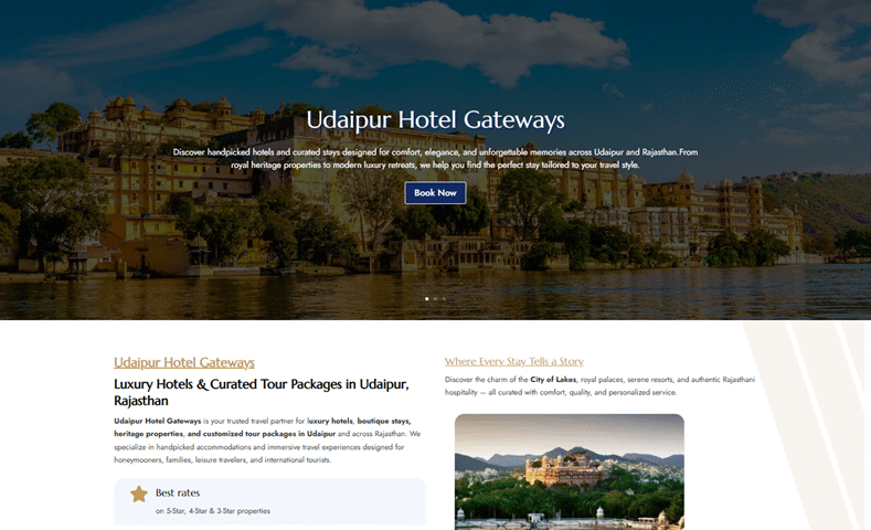 Udaipur Hotel Gateways